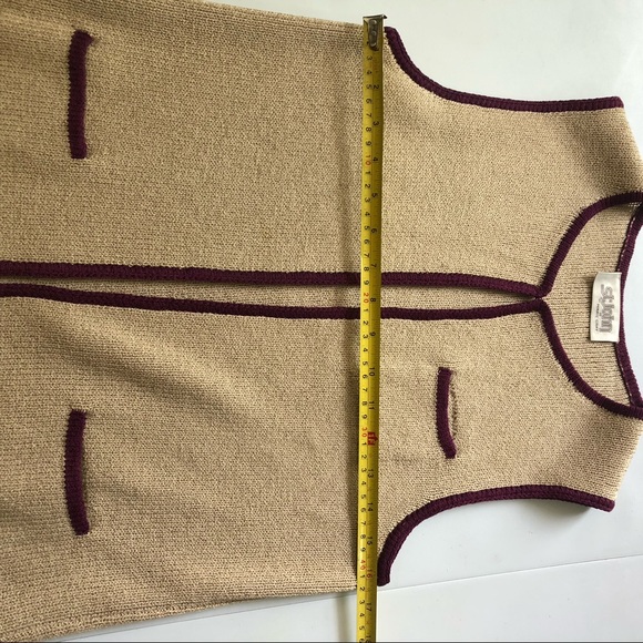 Vintage St John Contrast Knit Vest - Picture 10 of 12